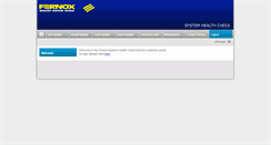 Desktop Screenshot of fernoxsystemhealthcheck.com